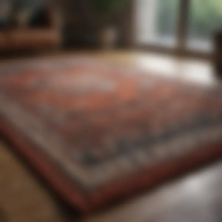 Assorted indoor rugs with different textures