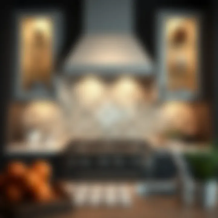 Elegant backsplash tile design in kitchen