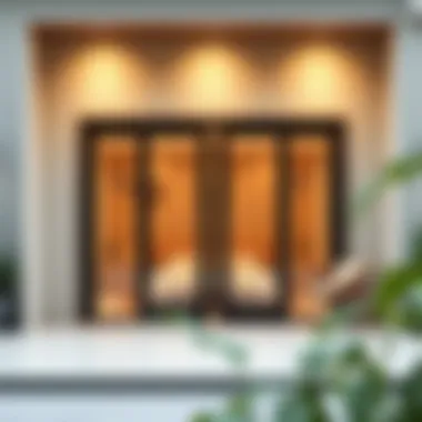 Contemporary Minimalist Patio Doors Contemporary patio doors featuring minimalist aesthetics