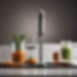 An elegant Braun stick blender showcasing its sleek design and modern aesthetics.