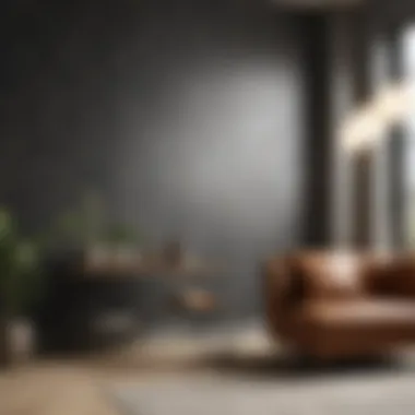 Aesthetically Pleasing Wallpaper Finish Finished wall with wallpaper