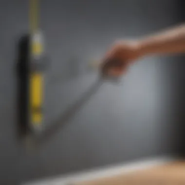 Precision Measurement Techniques Measuring a wall for wallpaper installation