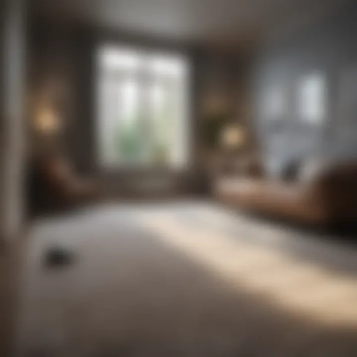 A serene living space after successful carpet installation