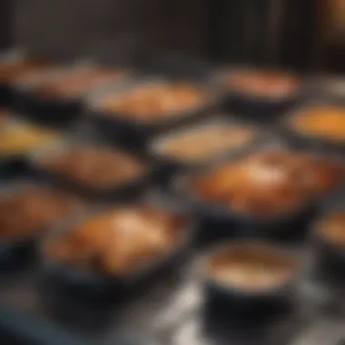 Array of Roasting Pans in Different Sizes An array of turkey roasting pans in various sizes to accommodate different turkey sizes and gatherings