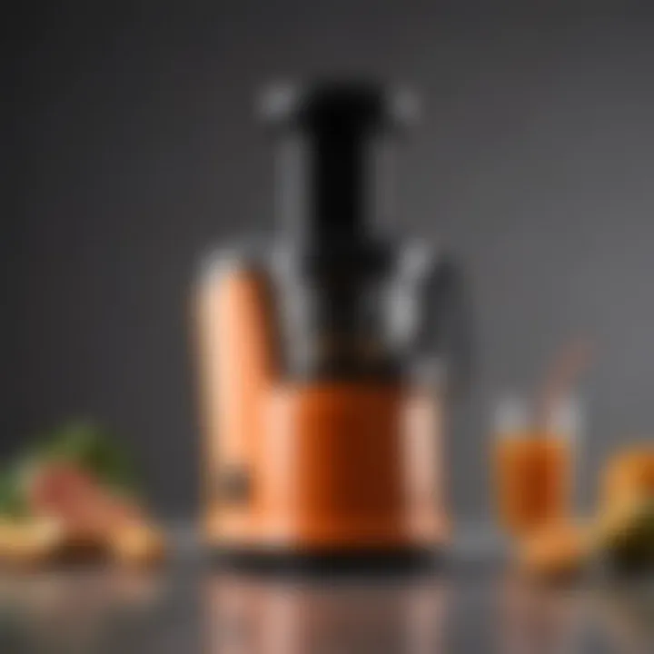 A comparison chart of different juicer types and their features