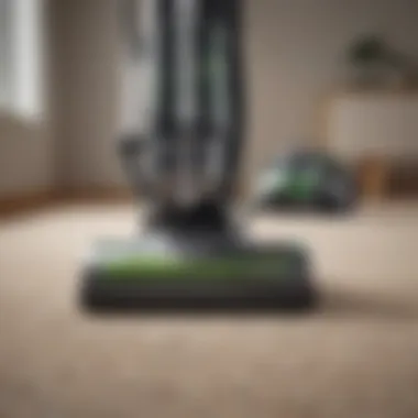 Suction Power Comparison of Vacuums An infographic displaying suction power comparison between various vacuum models