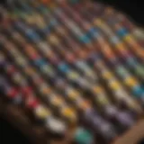 An array of paint cans in various colors suitable for wood furniture