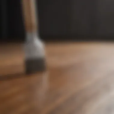 Surface Preparation for Optimal Finish A well-prepared wooden surface ready for painting