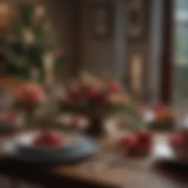A Whimsical Christmas Table Experience Whimsical Christmas table with vibrant colors and playful decorations