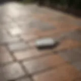 Clean pavers with a baking soda solution