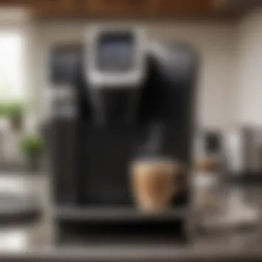 Before and After Cleaning a Keurig Before and after images showcasing the cleanliness of a Keurig coffee maker