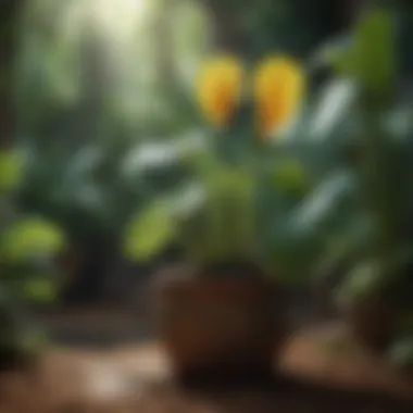 Watering techniques for elephant ears and companions