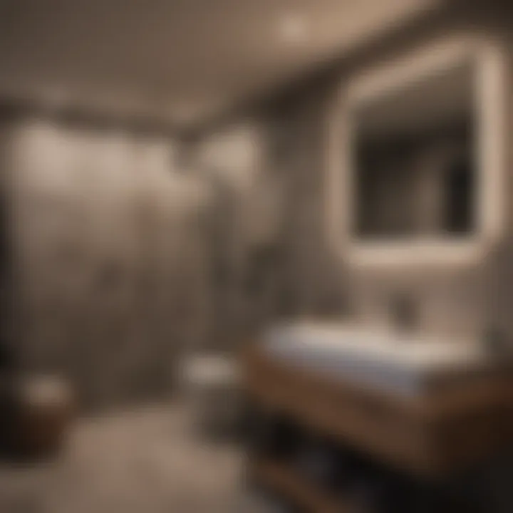 Construction techniques for a basement bathroom