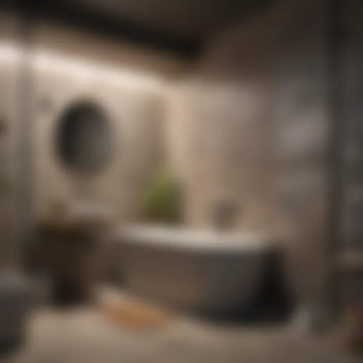 Selection of materials for basement bathroom renovation