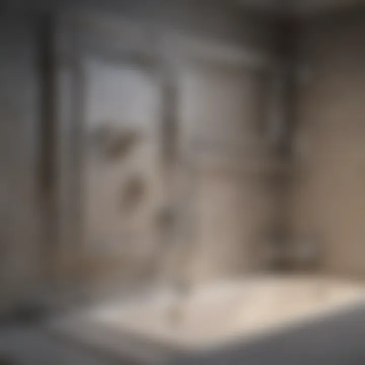 Plumbing layout for basement bathroom installation