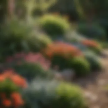 Harmonious Layout Design Beautifully organized flower bed layout