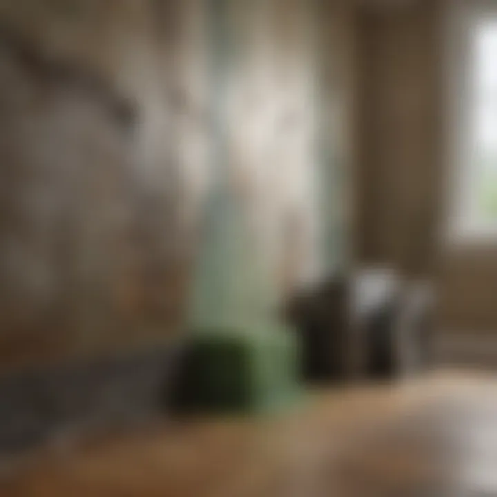 An illustration depicting various types of mold found in homes, categorized by color and texture.