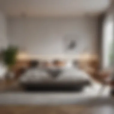 Smart Space-Saving Designs in a Bedroom Minimalistic bedroom with smart space-saving designs