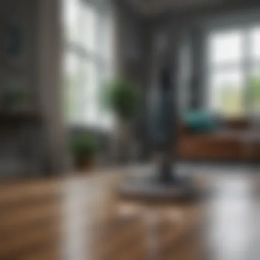 Sleek design of the Shark Vertex Upright Vacuum