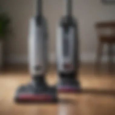 Innovative Features of the Shark Vertex Upright Vacuum Close-up of Shark Vertex features and controls