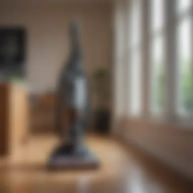 Shark Vertex Upright Vacuum in action during cleaning