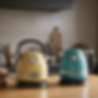 Comparison of KitchenAid Electric Tea Kettle Models A comparison of different KitchenAid electric tea kettle models side by side