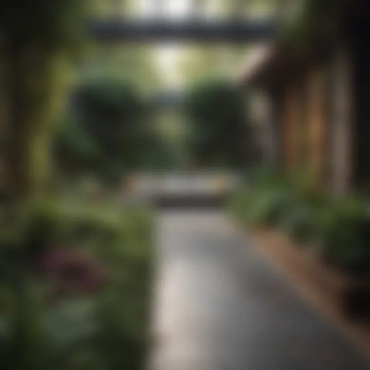 A garden integrated into a home environment