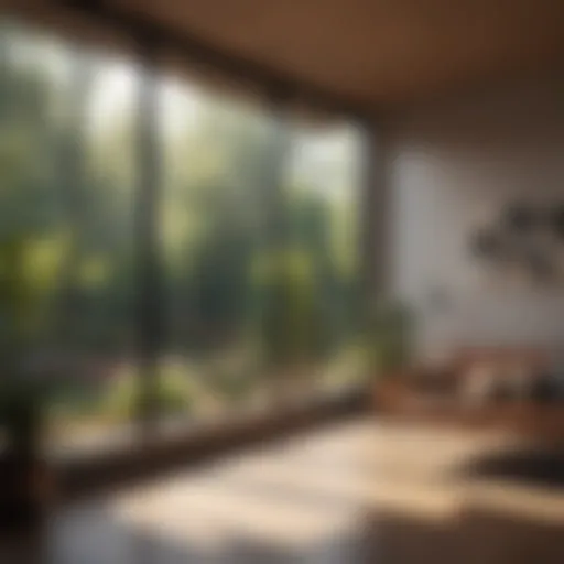 Interior of a sustainable home with natural light