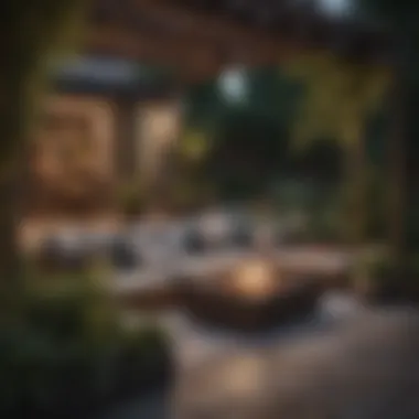 Outdoor patio designed for relaxation