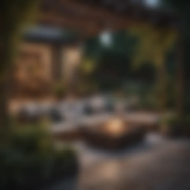Outdoor patio designed for relaxation