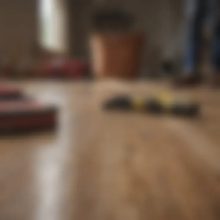 Maintenance tools for hardwood flooring care