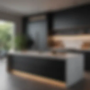 Functional yet aesthetic urban kitchen with sleek design