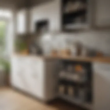 Smart Storage Solutions for Small Kitchens Efficient storage solutions integrated into a compact kitchen space