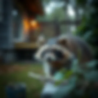 Creative raccoon deterrent solutions