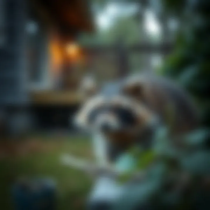 Creative raccoon deterrent solutions