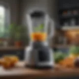 High-performance blender suited for food pureeing