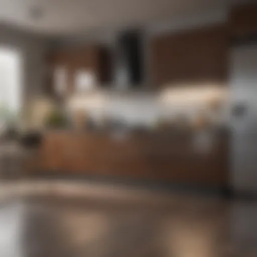 Elegant kitchen cabinet design showcasing modern aesthetics