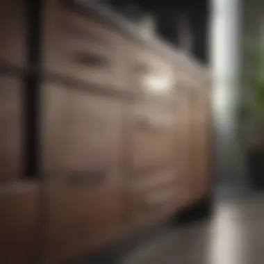 Stylish Finishing Touches for Cabinets Finished kitchen cabinets with a stylish finish