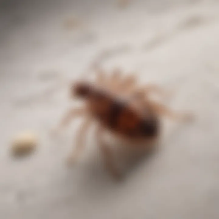 Diagram illustrating bed bug life cycle