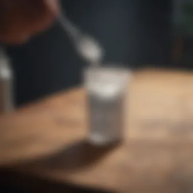Baking Soda Paste: A Powerful Stain Fighter Baking soda paste being applied to fabric