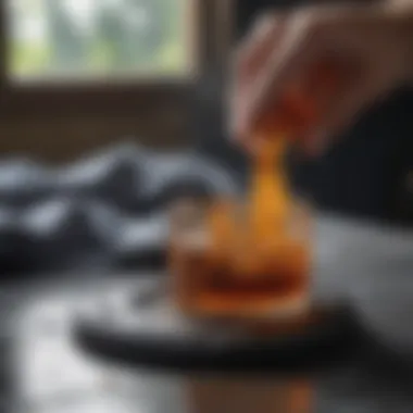 Testing fabric after ink removal efforts