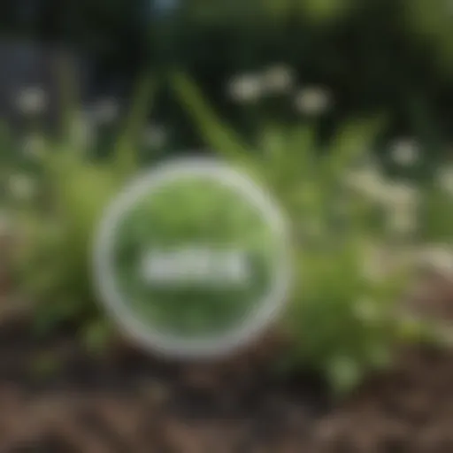Identifying sticker weeds in a garden setting