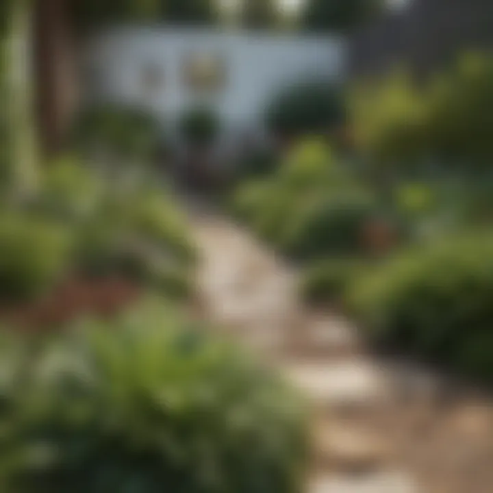 A well-maintained garden showcasing healthy plants after weed removal