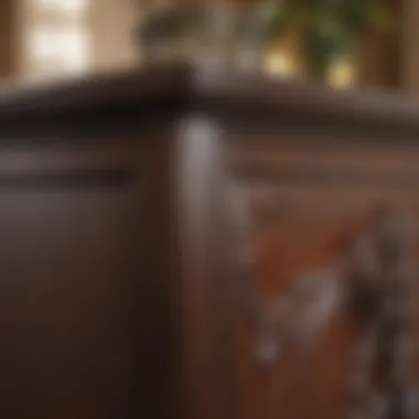 Stubborn Stain on Elegant Furniture Elegant furniture with a stubborn stain