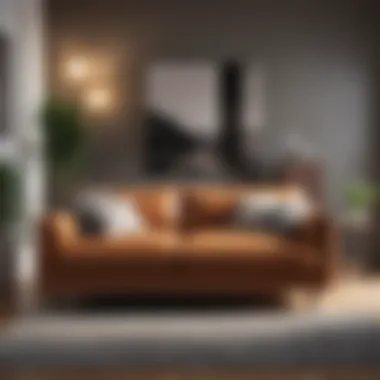 Optimal Couch Placement in Living Spaces Living room with a perfectly placed couch