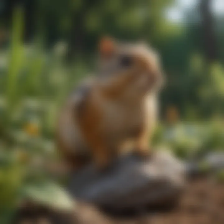 Natural repellents for deterring chipmunks in gardening