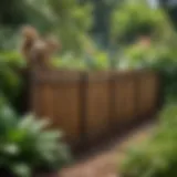 Vibrant garden with protective barriers against chipmunks