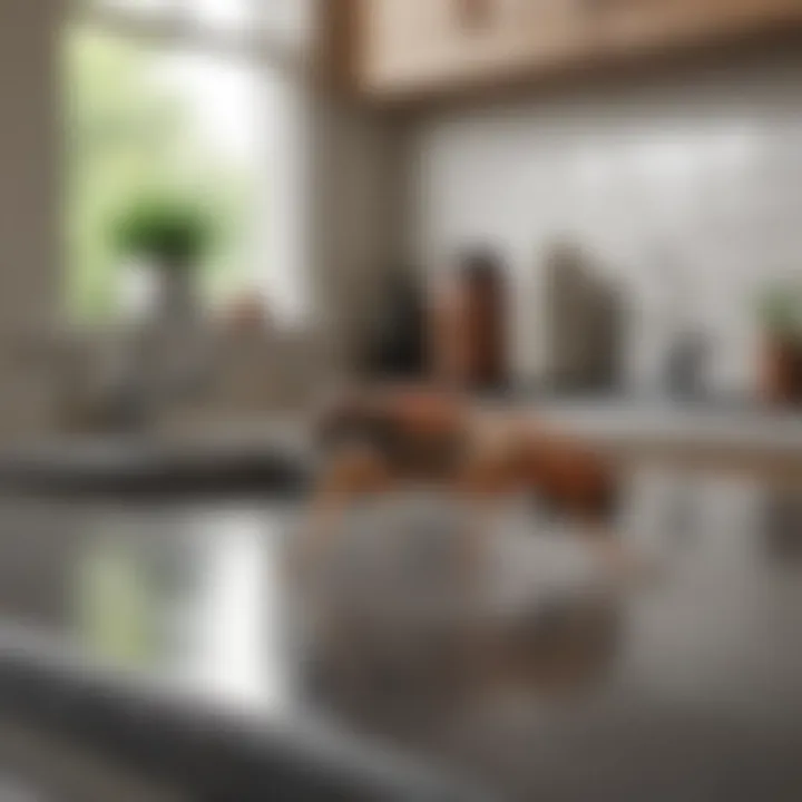 Natural remedies displayed on a kitchen counter