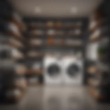 Maximized Storage with Shelving Innovative shelving units for laundry organization