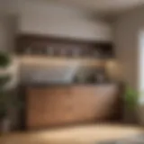 Before and after cabinet transformation